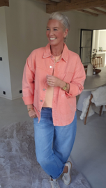 THE PERFECT JEANS jacket peach