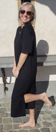 RANI cotton T-shirt dress black
