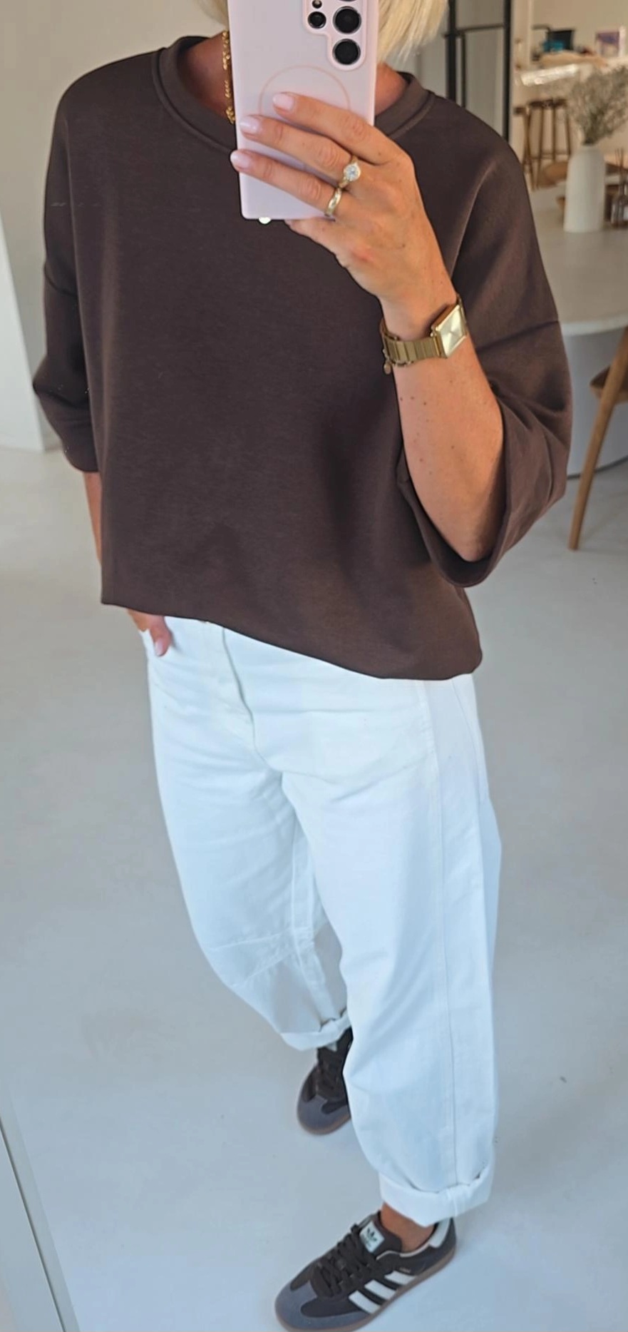 PALMA sweatshirt chocolat