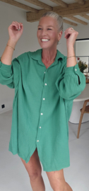 AMALFI tetra shirt dress green