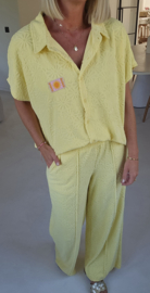 SAMI terry set yellow