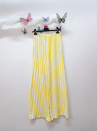 SANDY striped sponge pants yellow