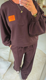 PERFECT sweatshirt chocolat