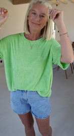 DANA terry T-shirt fresh green