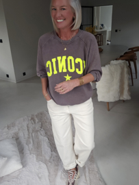 ICONIC sweatshirt chocolat