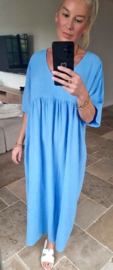 RIMINI maxi tetra dress sky blue