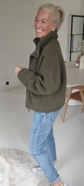 FARA teddy coat khaki