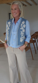 VESPER cotton jeans gilet