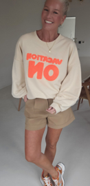VACATION ON sweatshirt beige