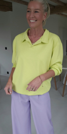 BENEDICTE loose wide leg pants lilac