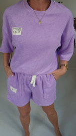SISI terry set lilac