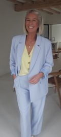 CECILIA suit pants pastel blue