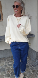BASIC sweatshirt ecru