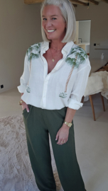 MAXIE loose pants khaki