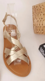 TEACHERS sandals gold