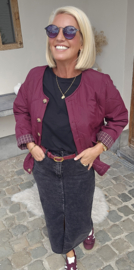 SIBIL light coat burgundy