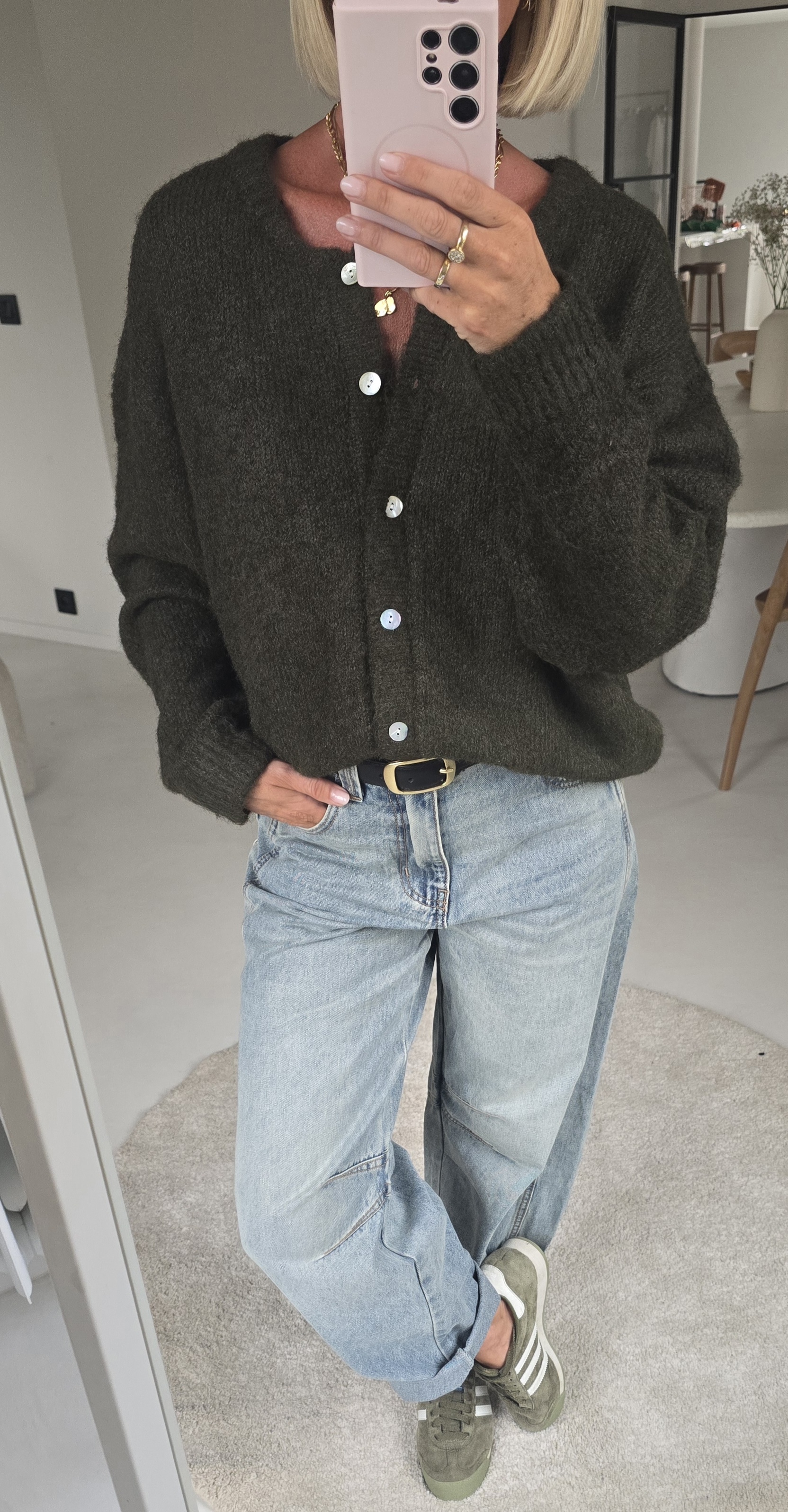 LIESJE cardigan khaki