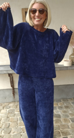 MANDI 2 velvet set navy