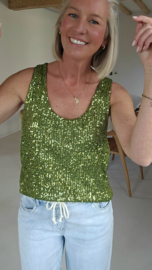 GLAM top olive