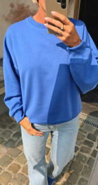 PAIN AU CHOCOLAT sweatshirt kobalt blue