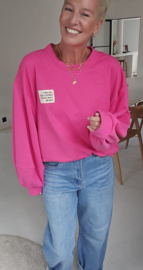 PERFECT sweatshirt fuschia