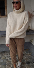 CHARI turleneck knit beige