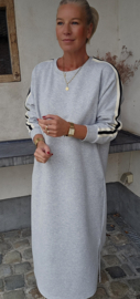 TILLY maxi sweatshirt dress grey