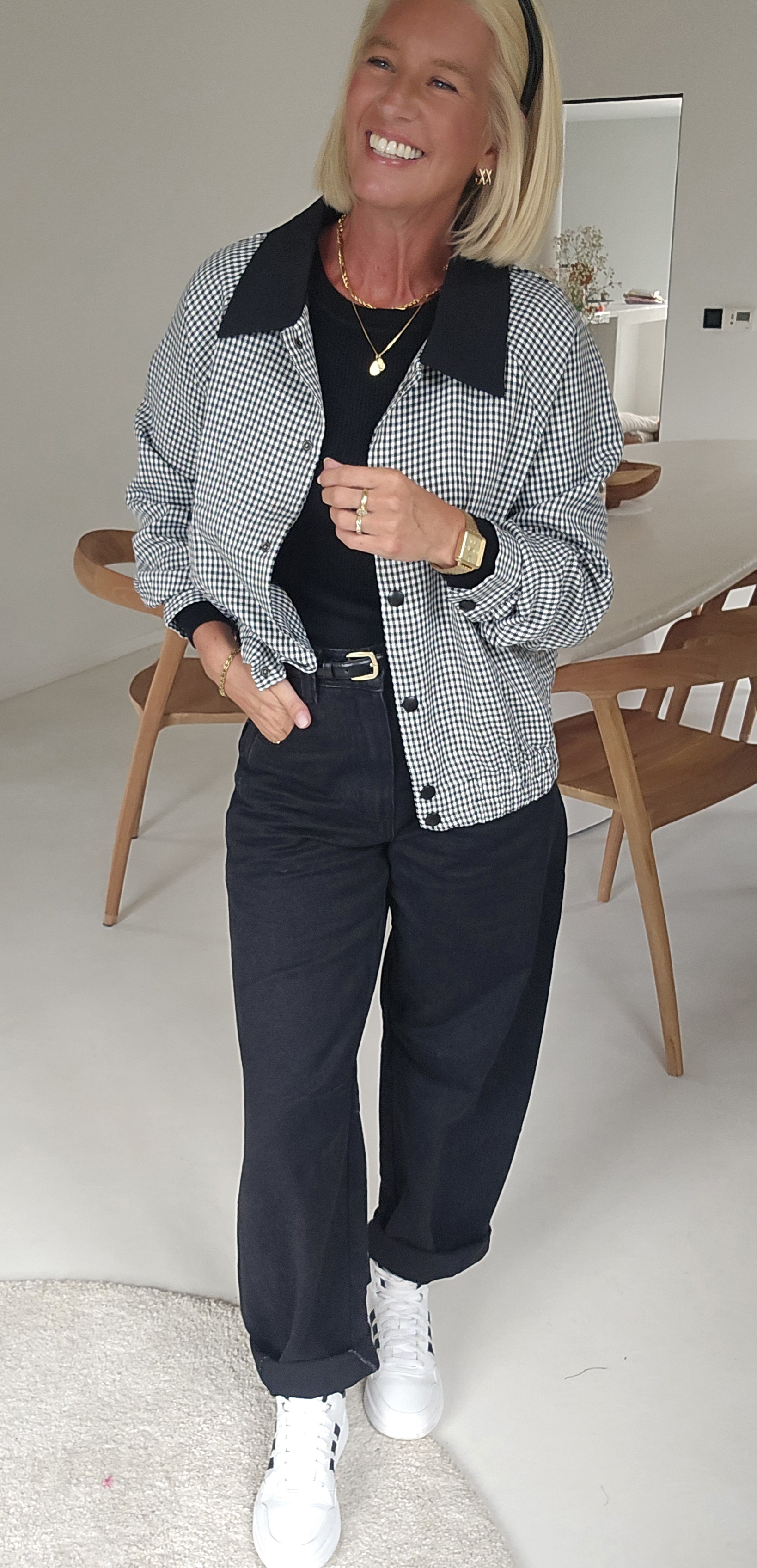 CAITH vichy jacket