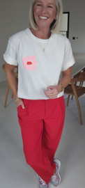 CECILIA suit pants red