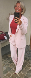 SANDI suit blazer soft pink