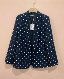 MONA dots blazer navy