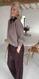CAMILLA shirt knit taupe