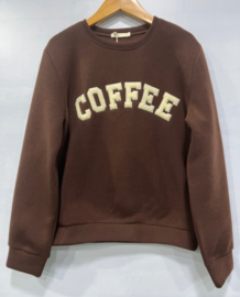 COFFEE sweater camel
