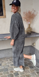 MANDA velvet set khaki