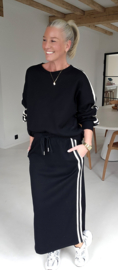 TILLY sweatshirt skirt black
