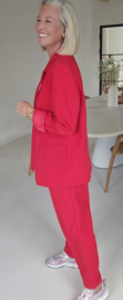 CECILIA suit pants red