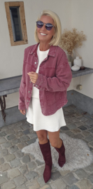 THE PERFECT JEANS jacket burgundy
