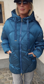 TISHA fancy coat teal