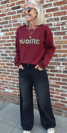 MORLY wide leg jeans black