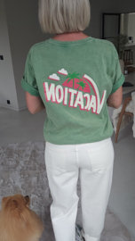 VACATION tee green