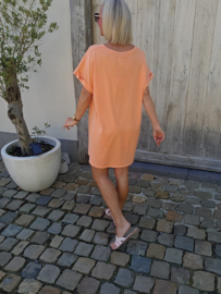 SOFT EASE tee dress peach
