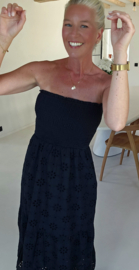 BELIZE bustier dress black