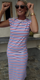 MEREL striped cotton dress