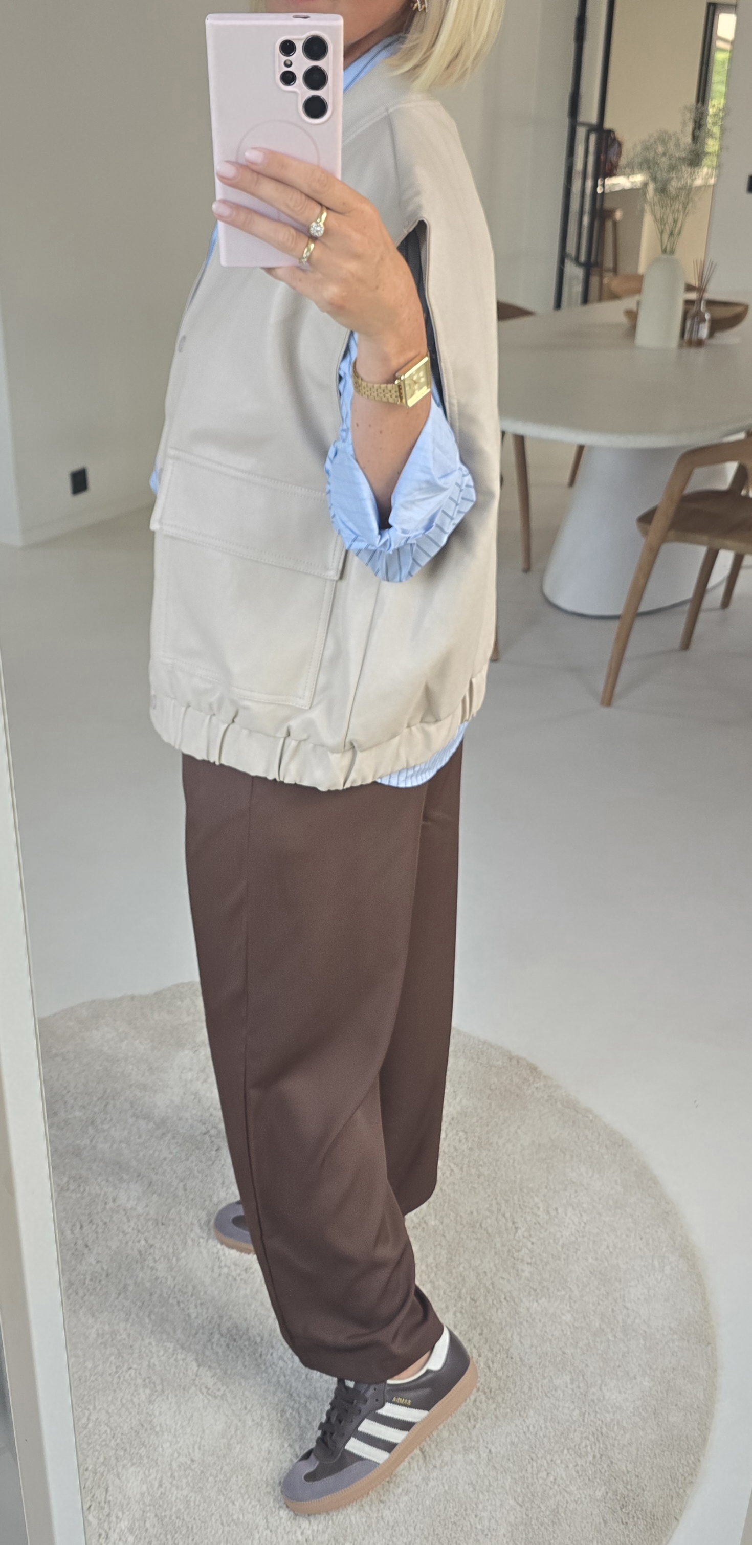 PARIS CHÉRI striped shirt soft blue