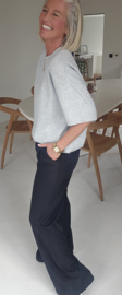 STANNIE short-sleeved sweatshirt grey