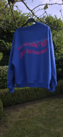 PAIN AU CHOCOLAT sweatshirt kobalt blue