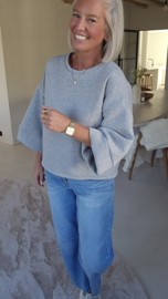 CLOUDY COURT sweatshirt mêlee grey