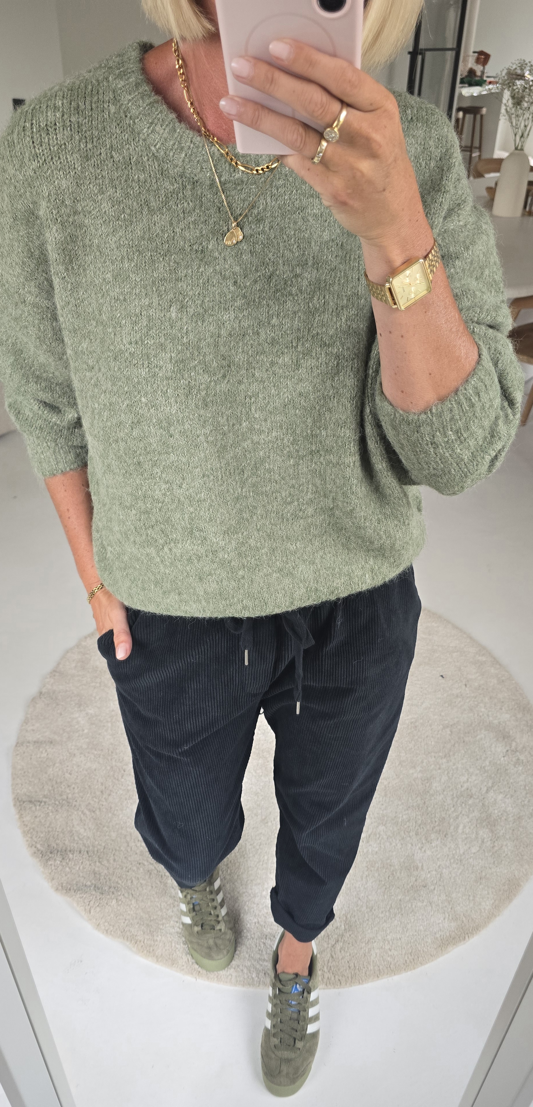 BEZIERS soft knit olive