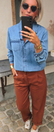 USHI jeans shirt blue