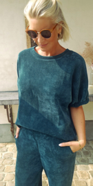MANDI velvet set emerald green